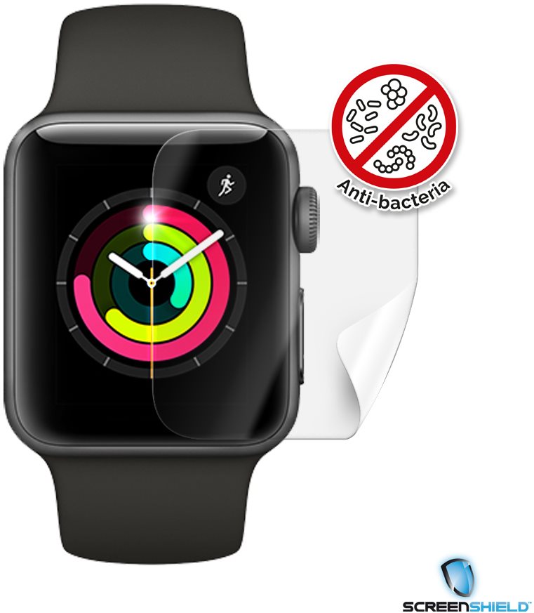 Védőfólia Screenshield Anti-Bacteria APPLE Watch Series 3 (42 mm) - kijelzőre