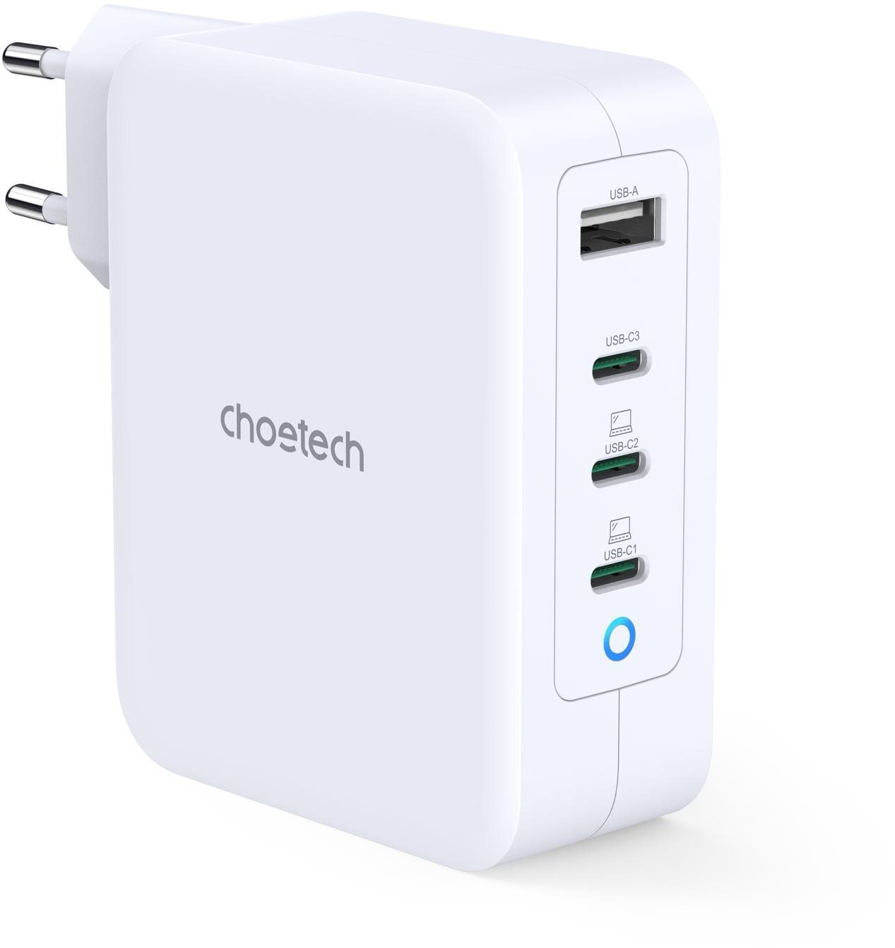 Vezeték nélküli töltő Choetech 1A+3C 130W Output Charger