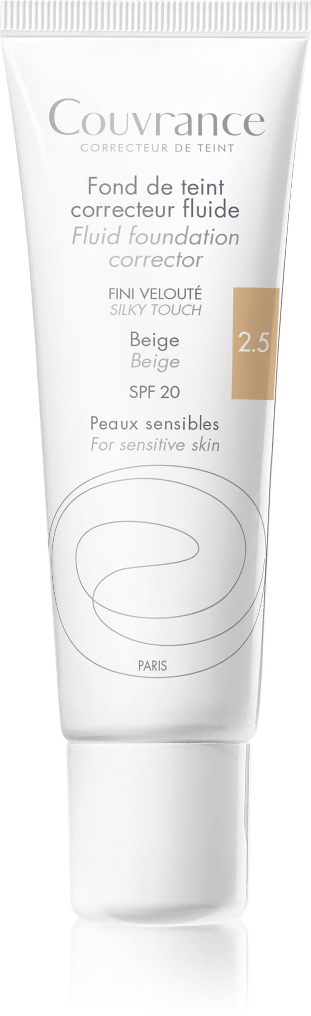 Alapozó AVENE Couvrance folyékony make-up SPF 20 bézs árnyalat (2