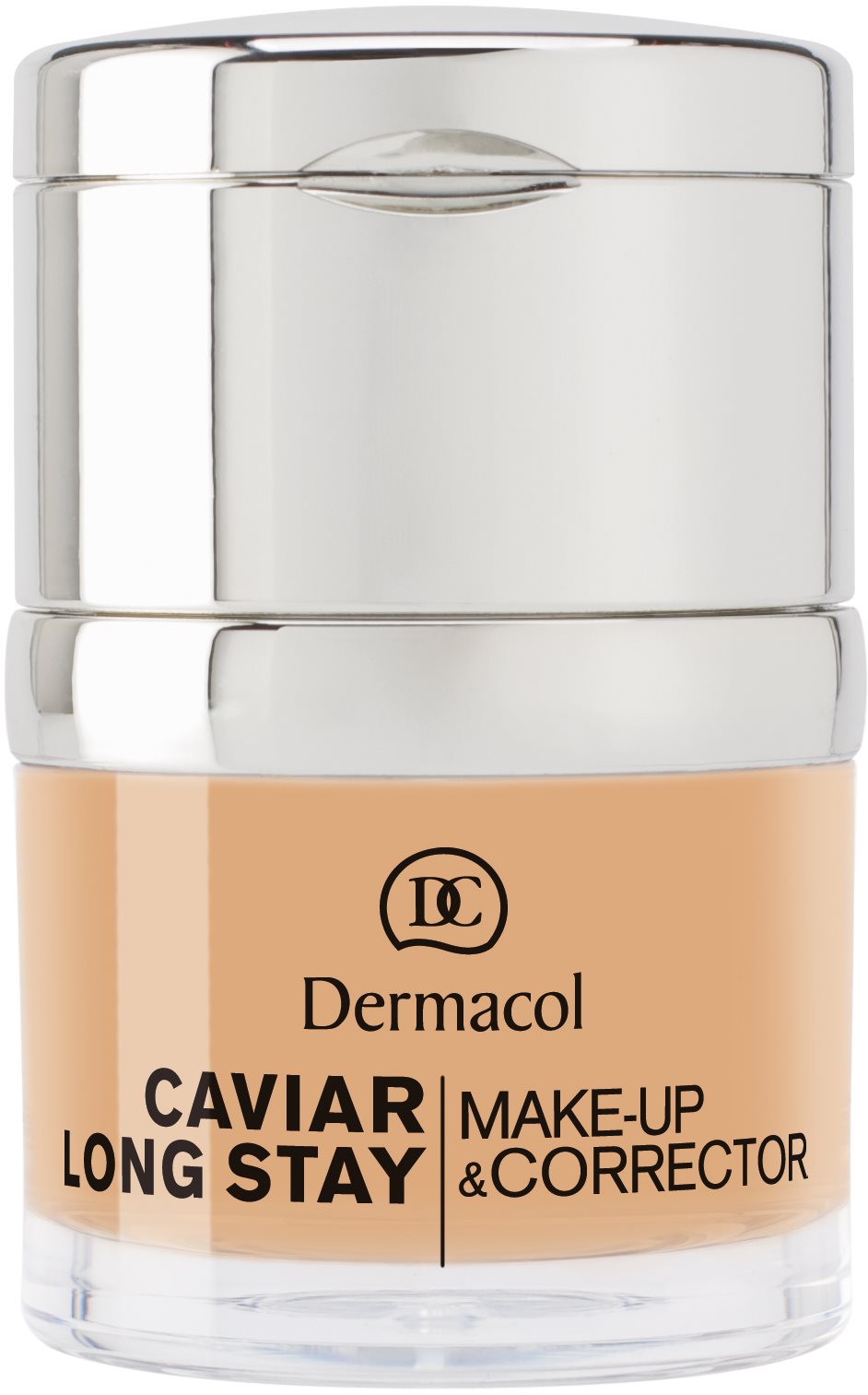 Alapozó DERMACOL Caviar Long Stay Make-Up & Corrector Nude 30 ml