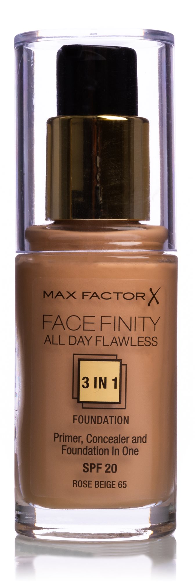 Alapozó MAX FACTOR Facefinity All Day Flawless 3in1 Foundation SPF20 80 Bronze 30 ml