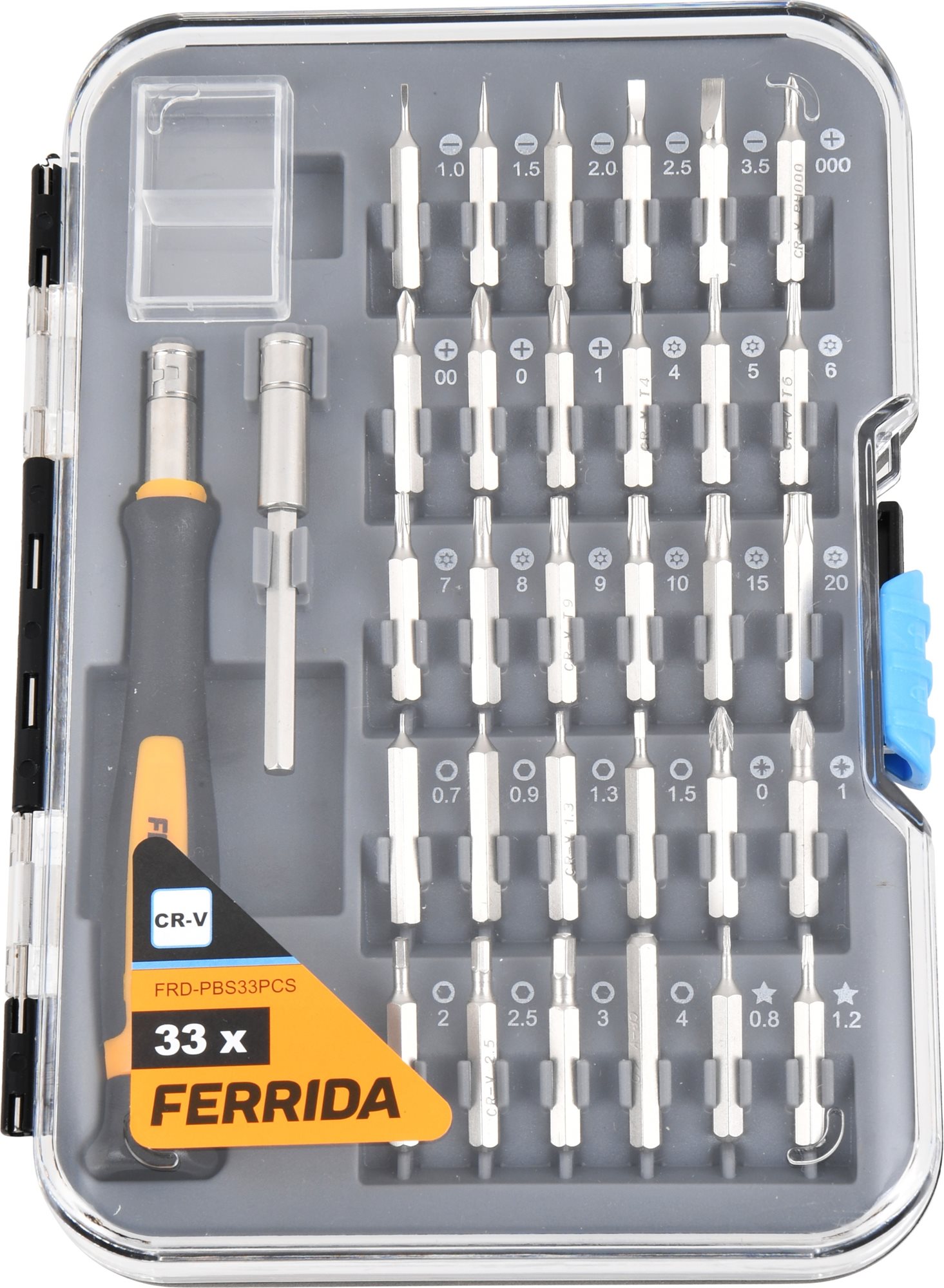 Csavarhúzó készlet FERRIDA Precision Bit Set 33PCS