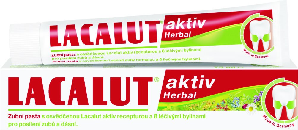 Fogkrém LACALUT Aktiv Herbal 75 ml