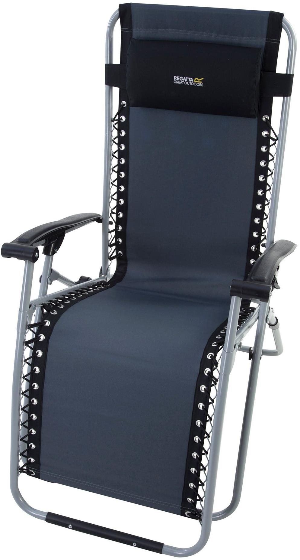 Kemping fotel Regatta Colico Chair Black/Sealgr