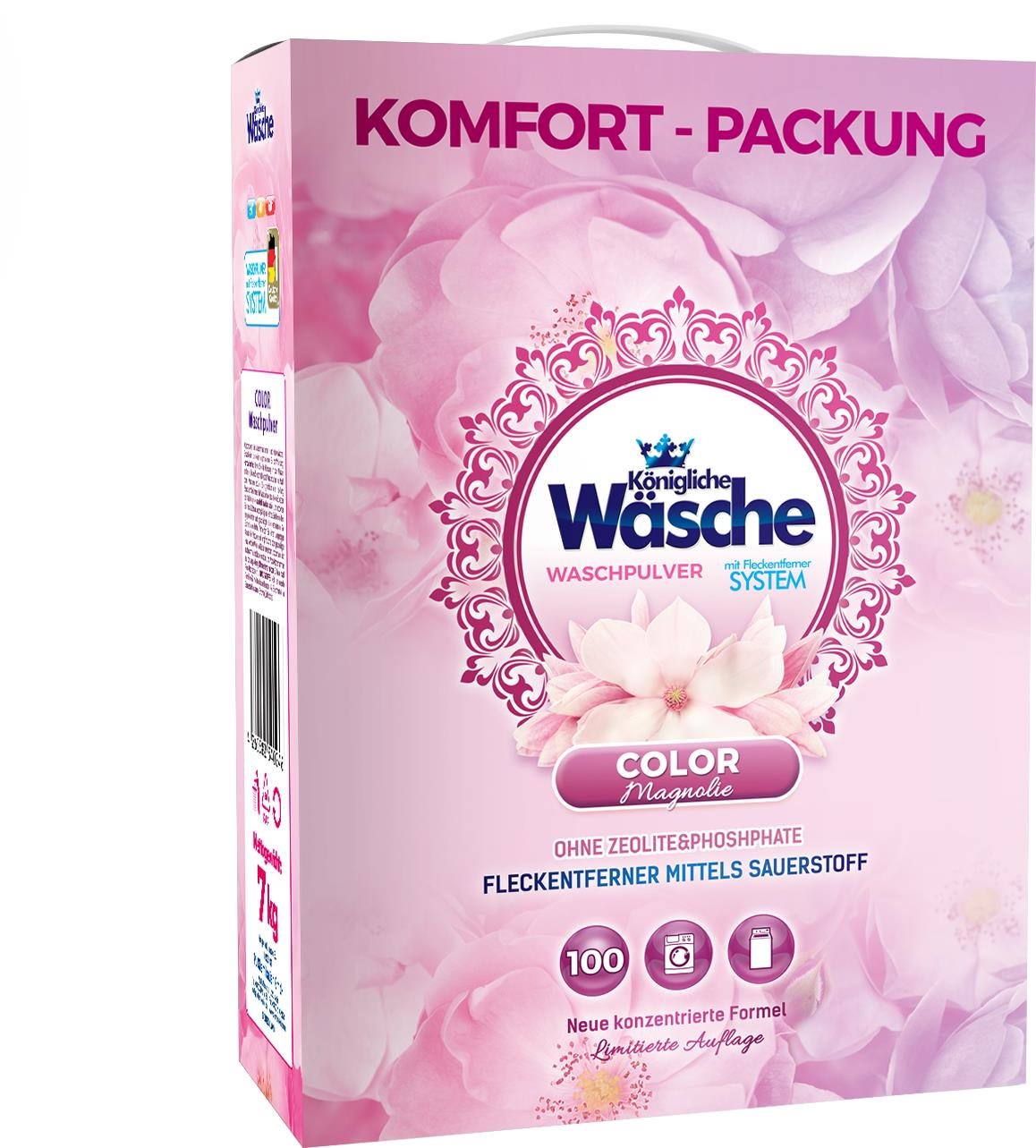 Mosószer KÖNIGLICHE WÄSCHE Color Magnolia 7 kg (100 mosás)