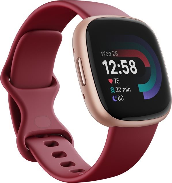 Okosóra Fitbit Versa 4 Beet Juice / Copper Rose