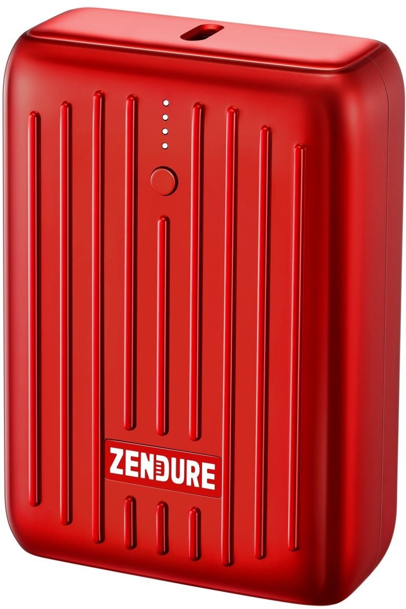 Power bank Zendure SuperMini - 10000mAh Credit Card Sized Portable Charger with PD (piros)