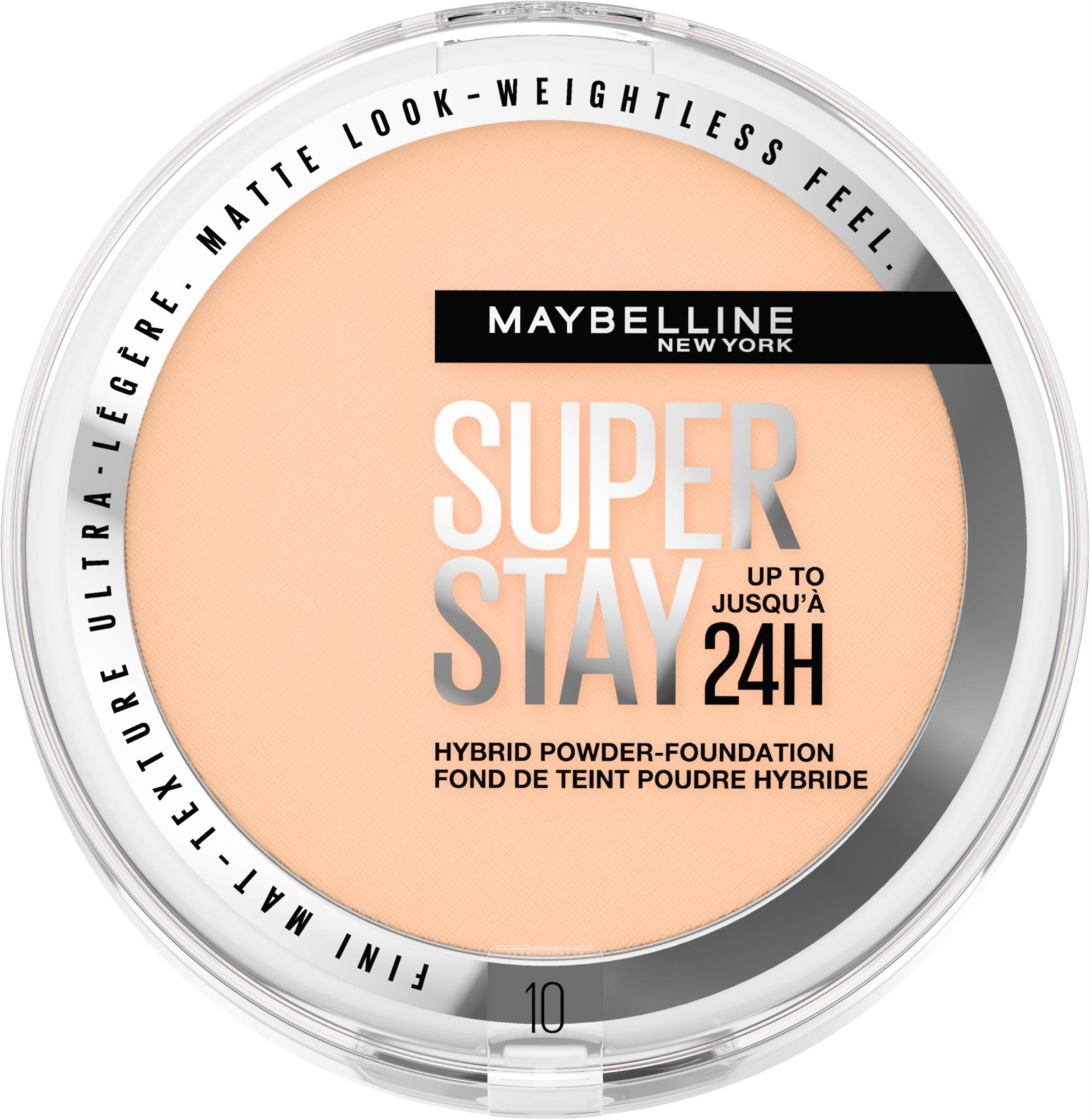 Púder MAYBELLINE NEW YORK SuperStay 24H Hybrid Powder-Foundation 10