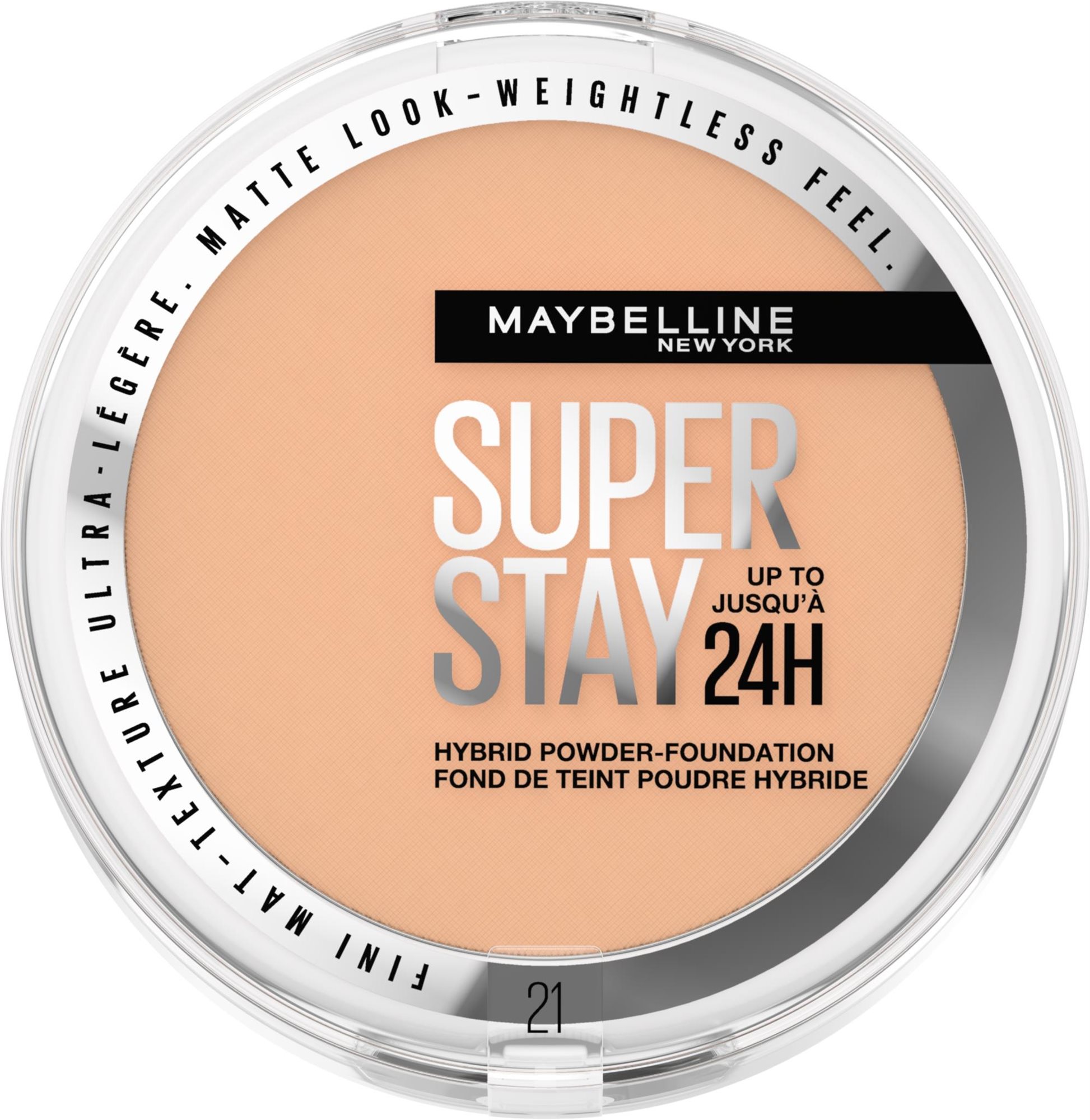 Púder MAYBELLINE NEW YORK SuperStay 24H Hybrid Powder-Foundation 21