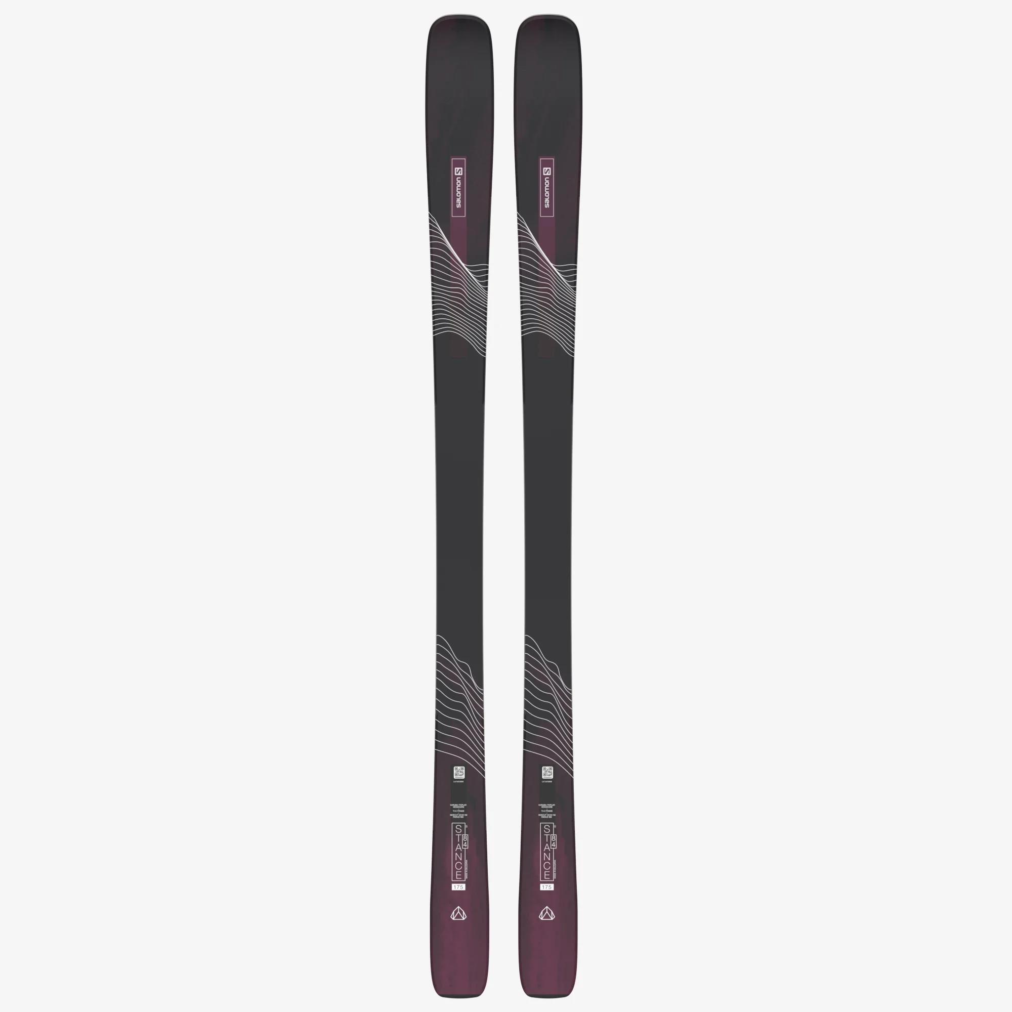 Síléc Salomon Stance W 84 Black/Bordeau 175