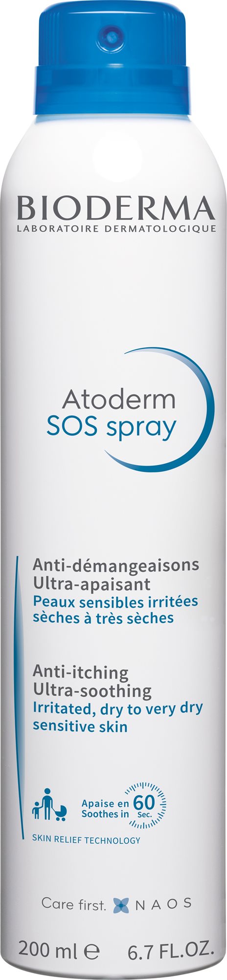 Testpermet BIODERMA Atoderm SOS Spray 200 ml