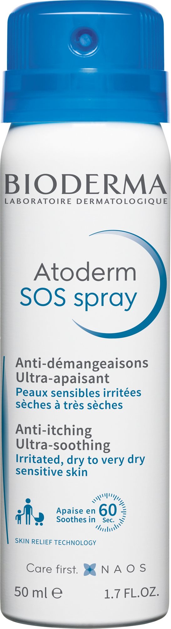 Testpermet BIODERMA Atoderm SOS Spray 50 ml