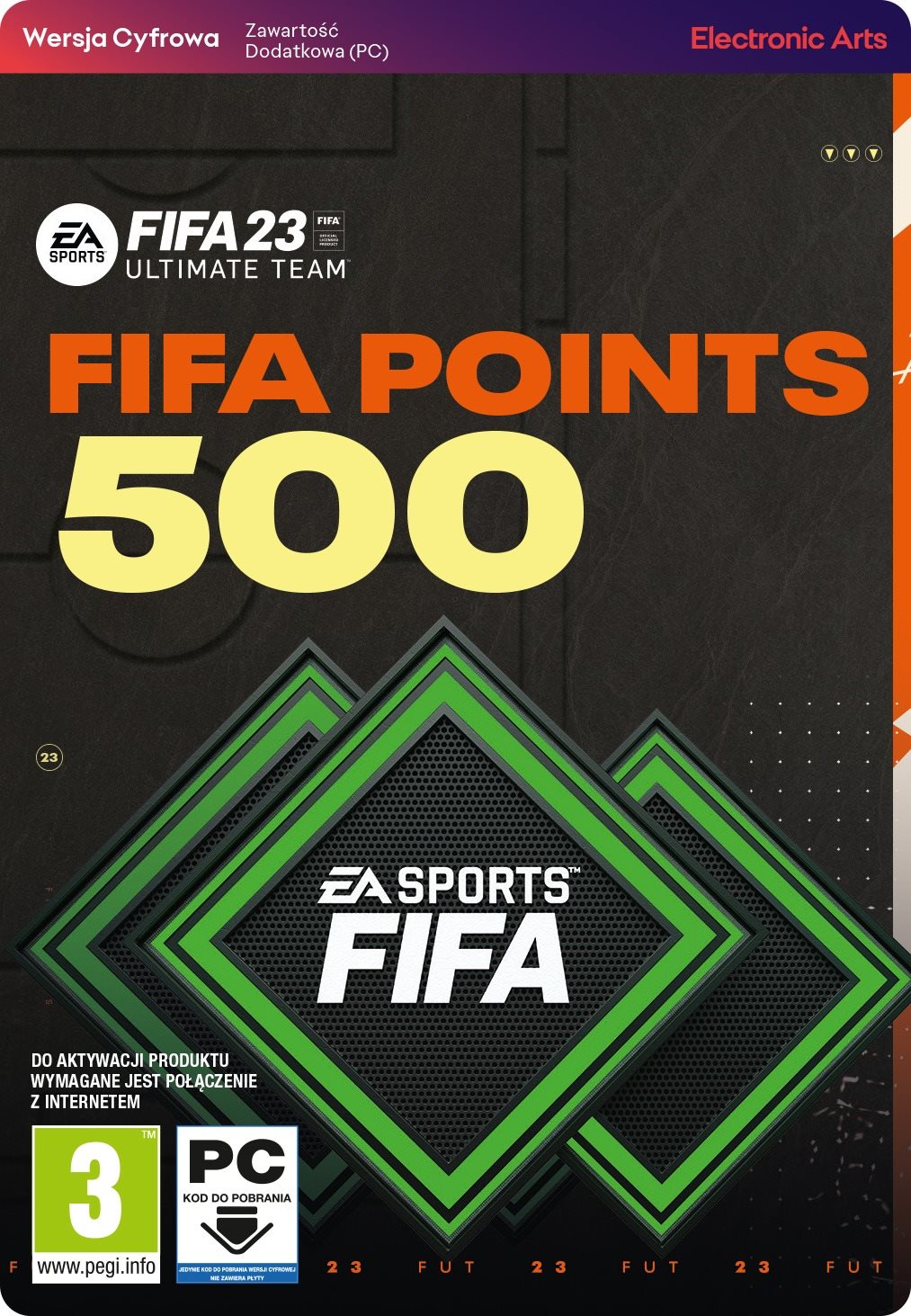 Videójáték kiegészítő FIFA 23 ULTIMATE TEAM 500 POINTS - PC DIGITAL