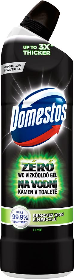 WC gél Domestos mészmérleghez Mész folyékony fertőtlenítő és tisztítószer 750ml