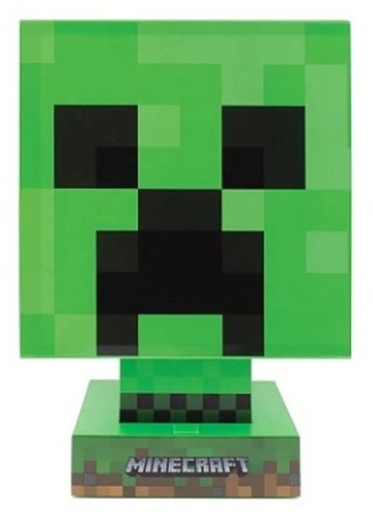 Asztali lámpa Minecraft - Creeper - lámpa