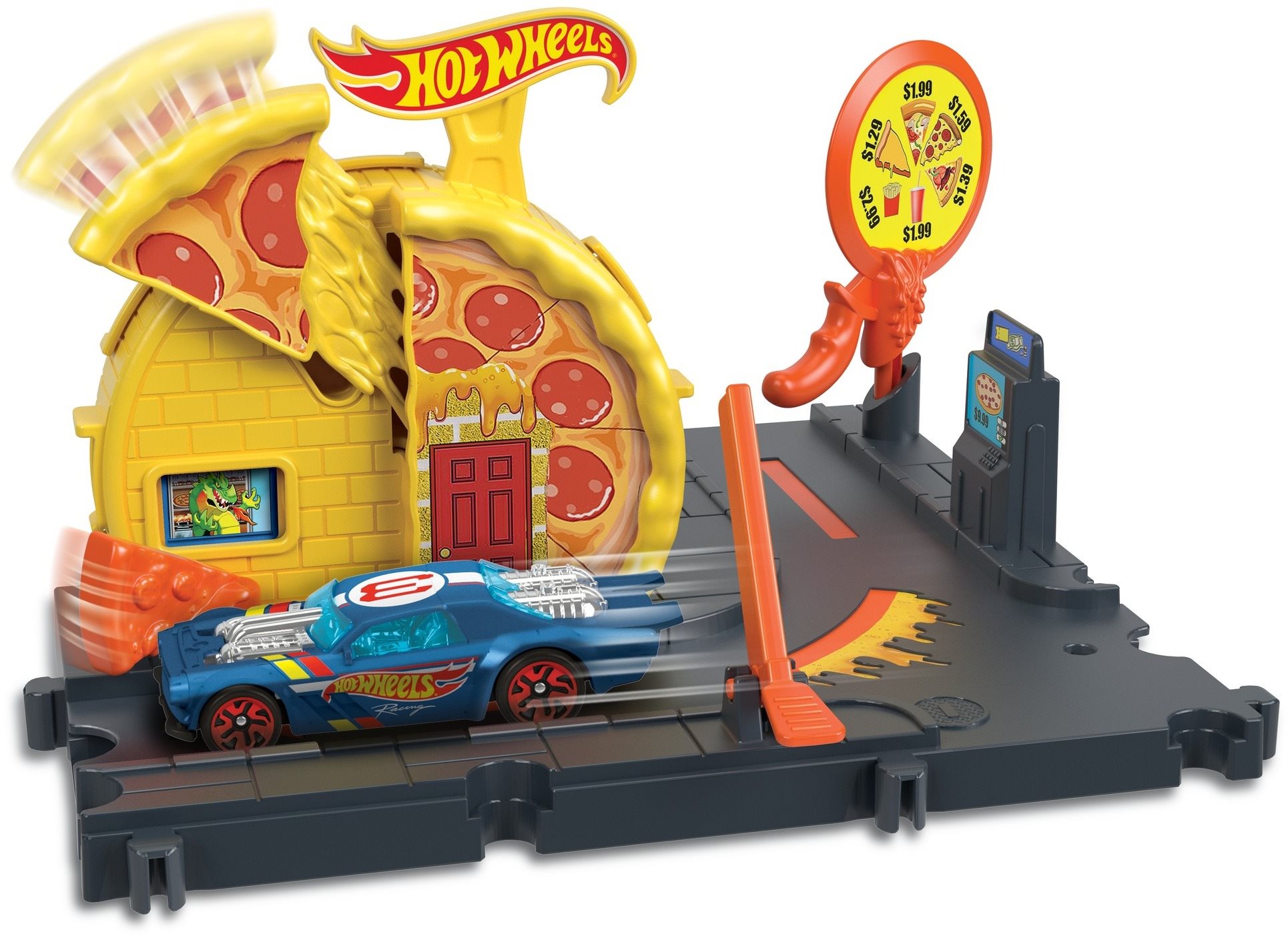 Autópálya játék Hot Wheels City Szórakozás a városban