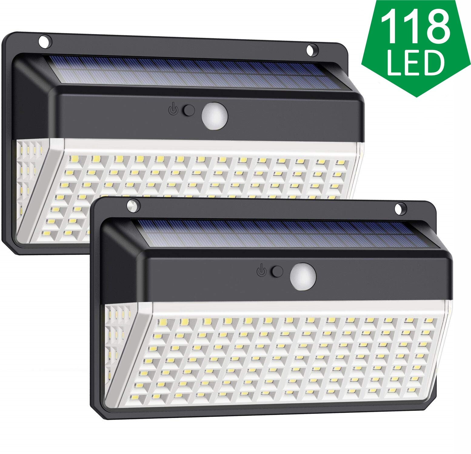 Fali lámpa VIKING D118 SET Viking kültéri napelemes LED lámpa mozgásérzékelővel