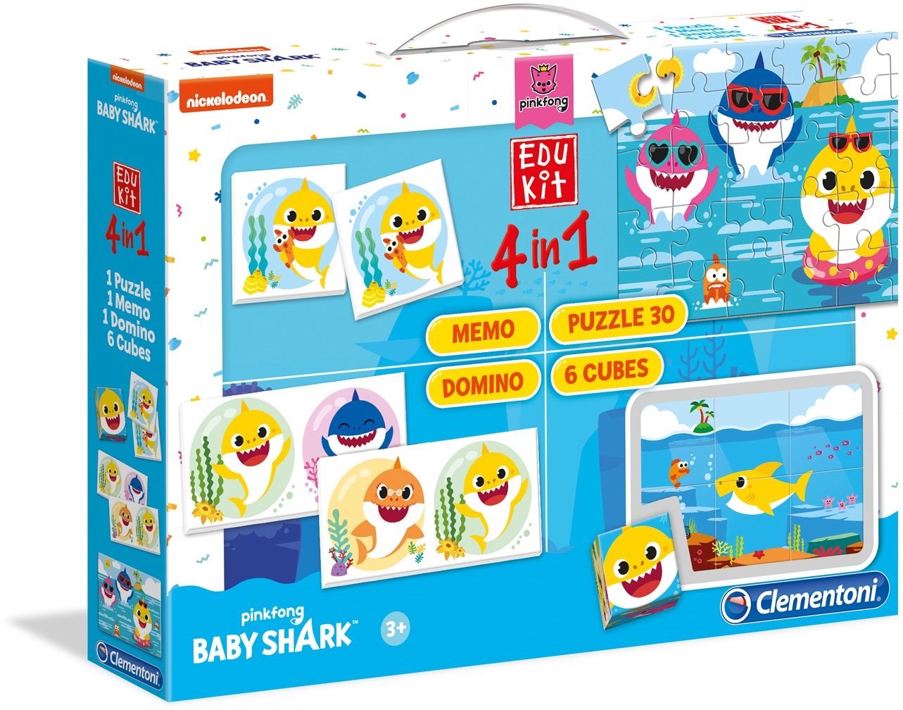 Interaktív játék Edukit 4 az 1-ben - Baby shark