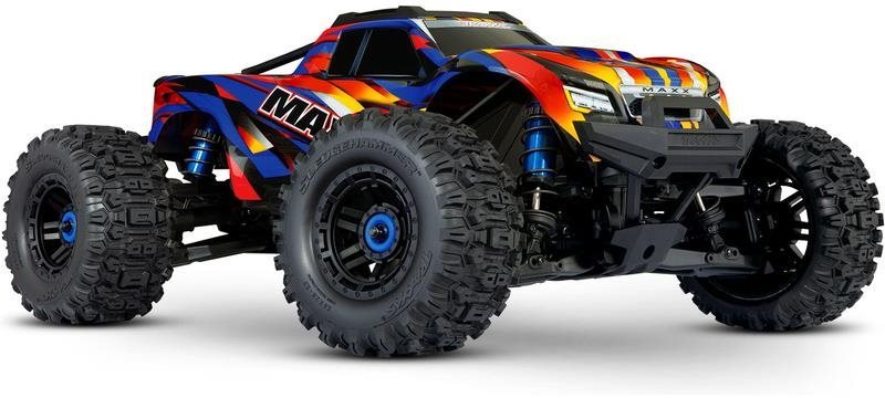 Távirányítós autó Traxxas Maxx 1:8 4WD TQi RTR sárga