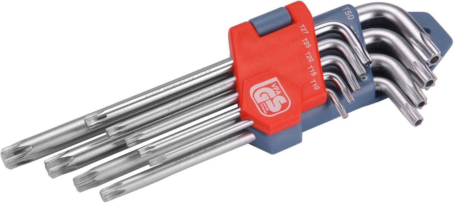 Torx készlet EXTOL PREMIUM TORX L-kulcsok