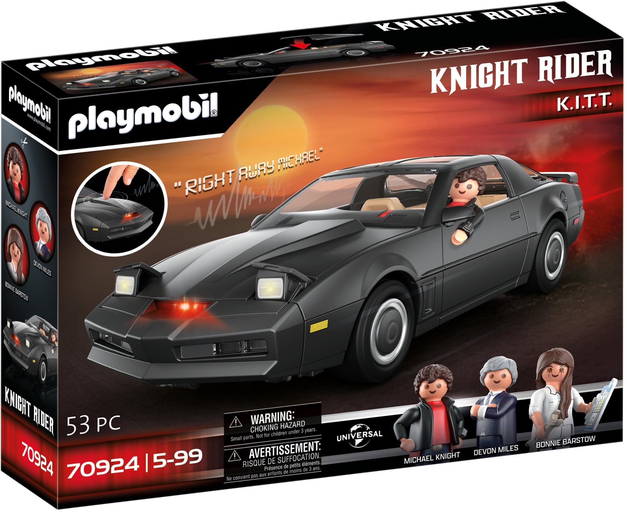 Építőjáték Playmobil Knight Rider - K.I.T.T.