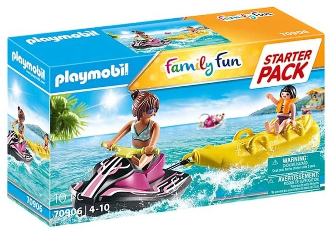 Építőjáték Playmobil Starter Pack Aqua Scooter és banánhajó