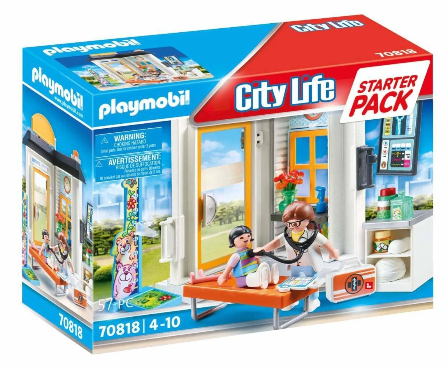 Építőjáték Playmobil Starter Pack Gyermekorvos