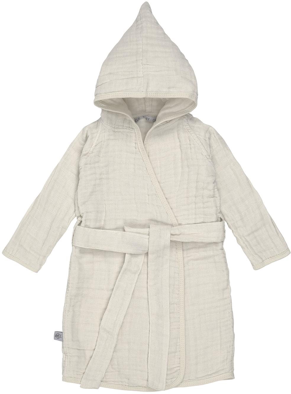 Gyerek fürdőlepedő Lässig Muslin Bathrobe Milky 24–36 m