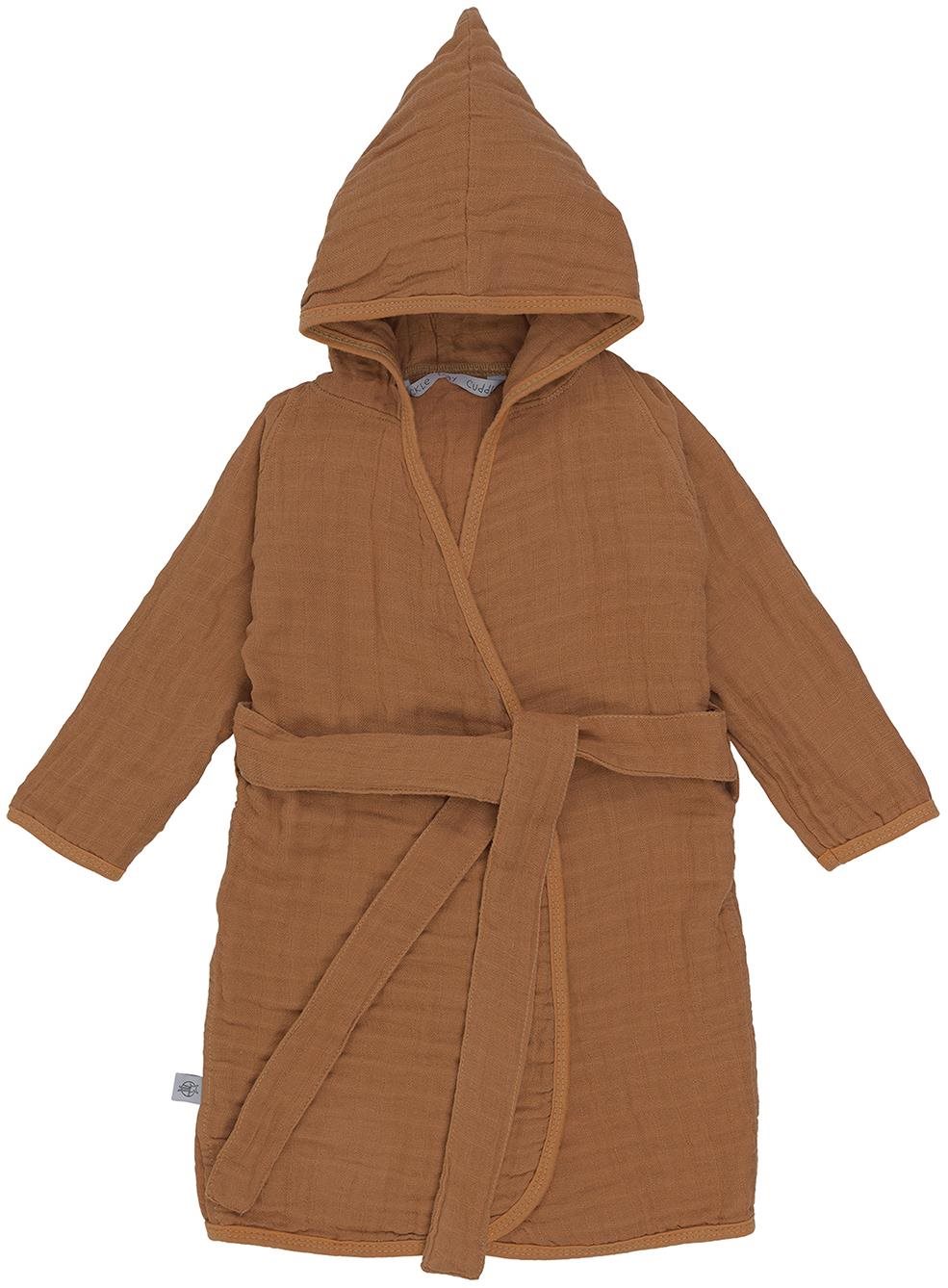 Gyerek fürdőlepedő Lässig Muslin Bathrobe Rust 24–36 m