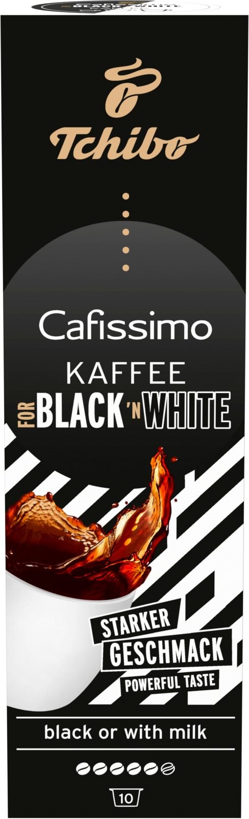 Kávékapszula Tchibo Cafissimo Black & White 75g