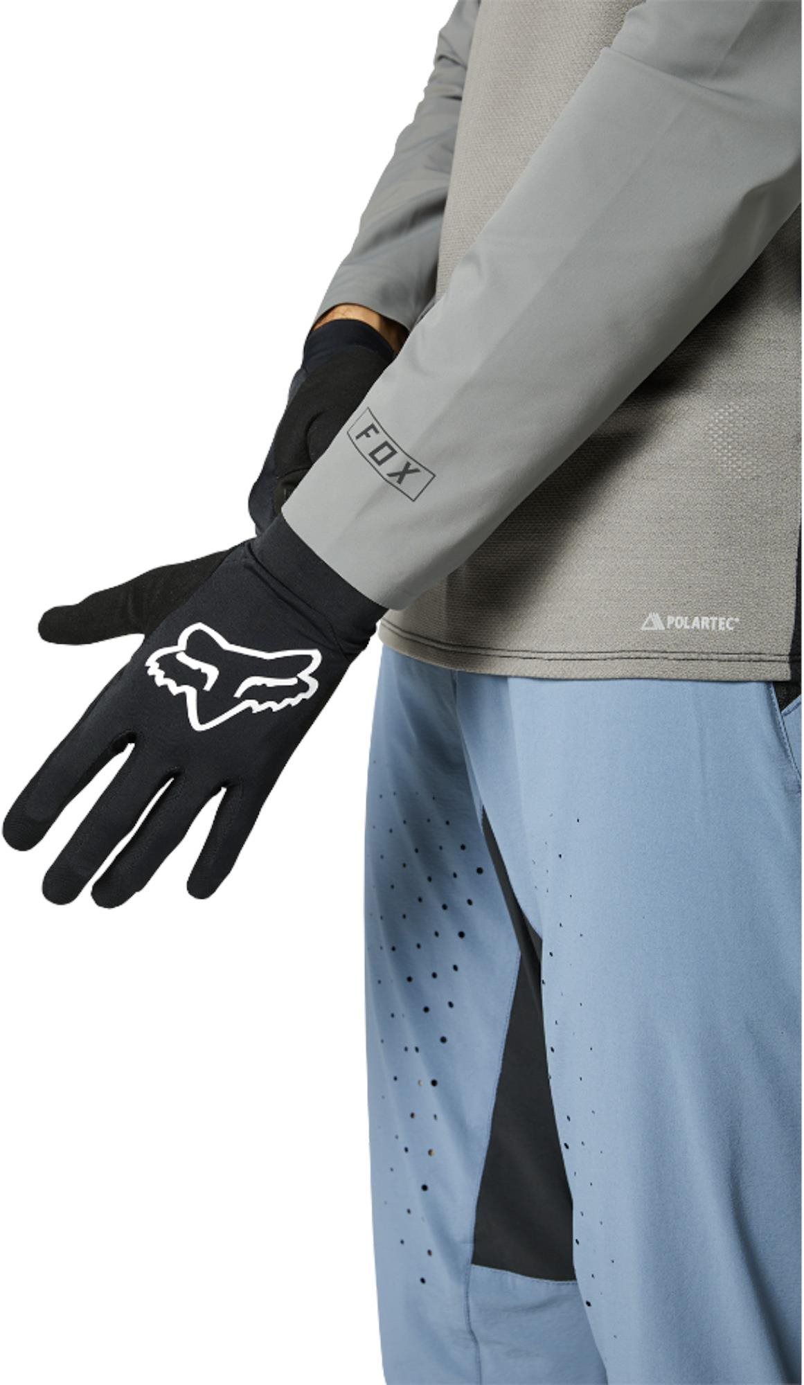 Kerékpáros kesztyű Fox Flexair Glove fekete