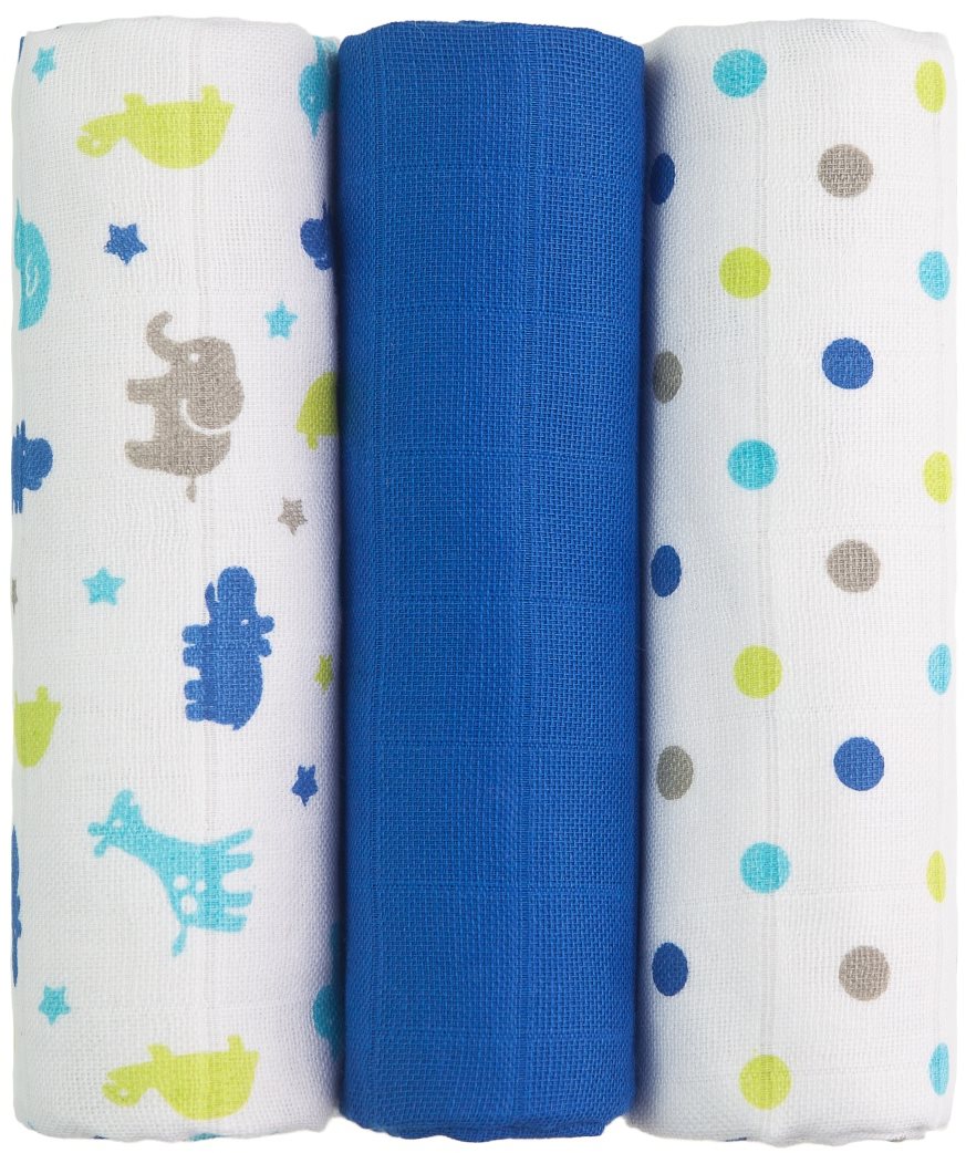 Mosható pelenka T-tomi textil TETRA pelenka blue giraffe