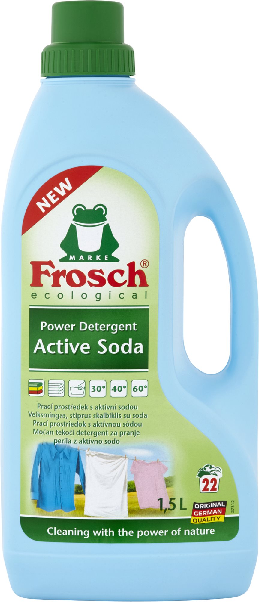 Öko-mosógél FROSCH EKO aktív szódával - 1.5l