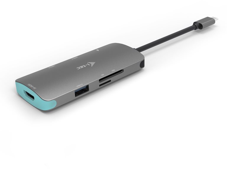 Port replikátor TEC USB-C Metal Nano Dock 4K HDMI + Tápellátás 60 W