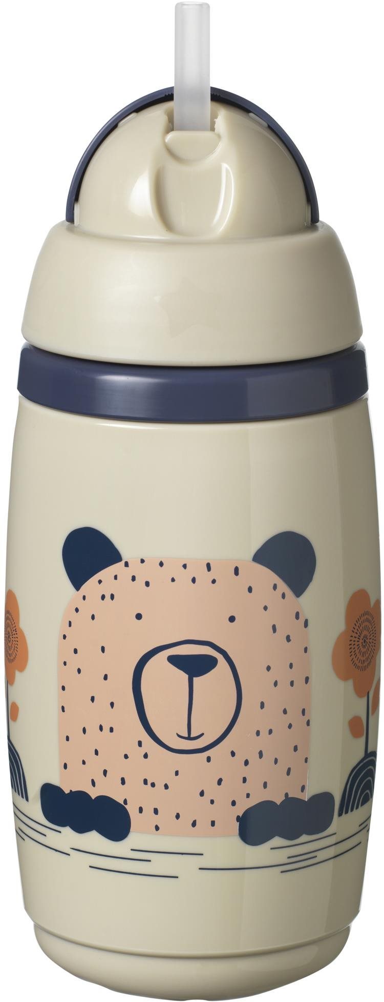 Thermo bögre Tommee Tippee Superstar szívószállal 12m+ Grey