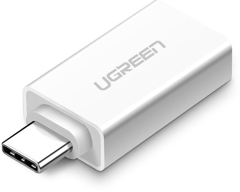 Átalakító Ugreen USB-C 3.1 (M) to USB 3.0 (F) OTG Adapter White