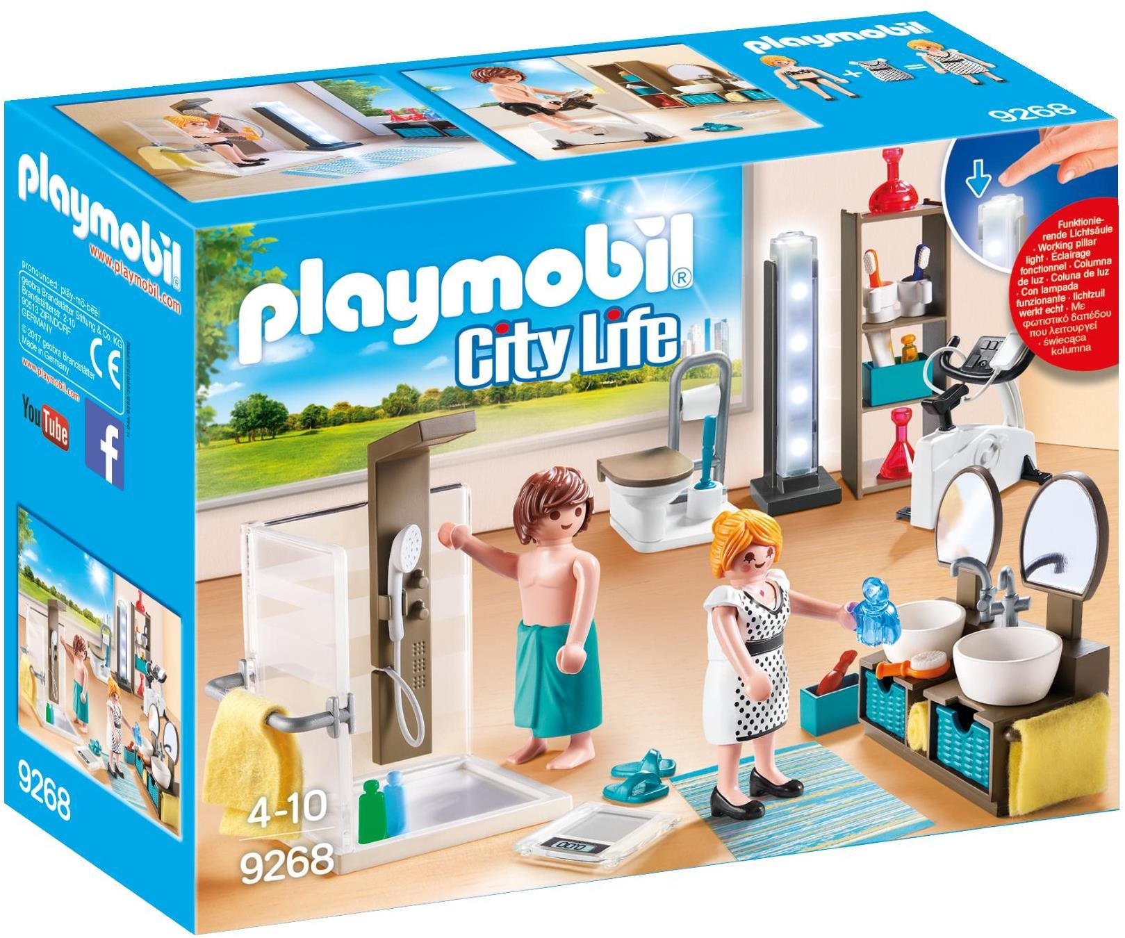 Építőjáték Playmobil 9268 Anya és apa a fürdőszobában