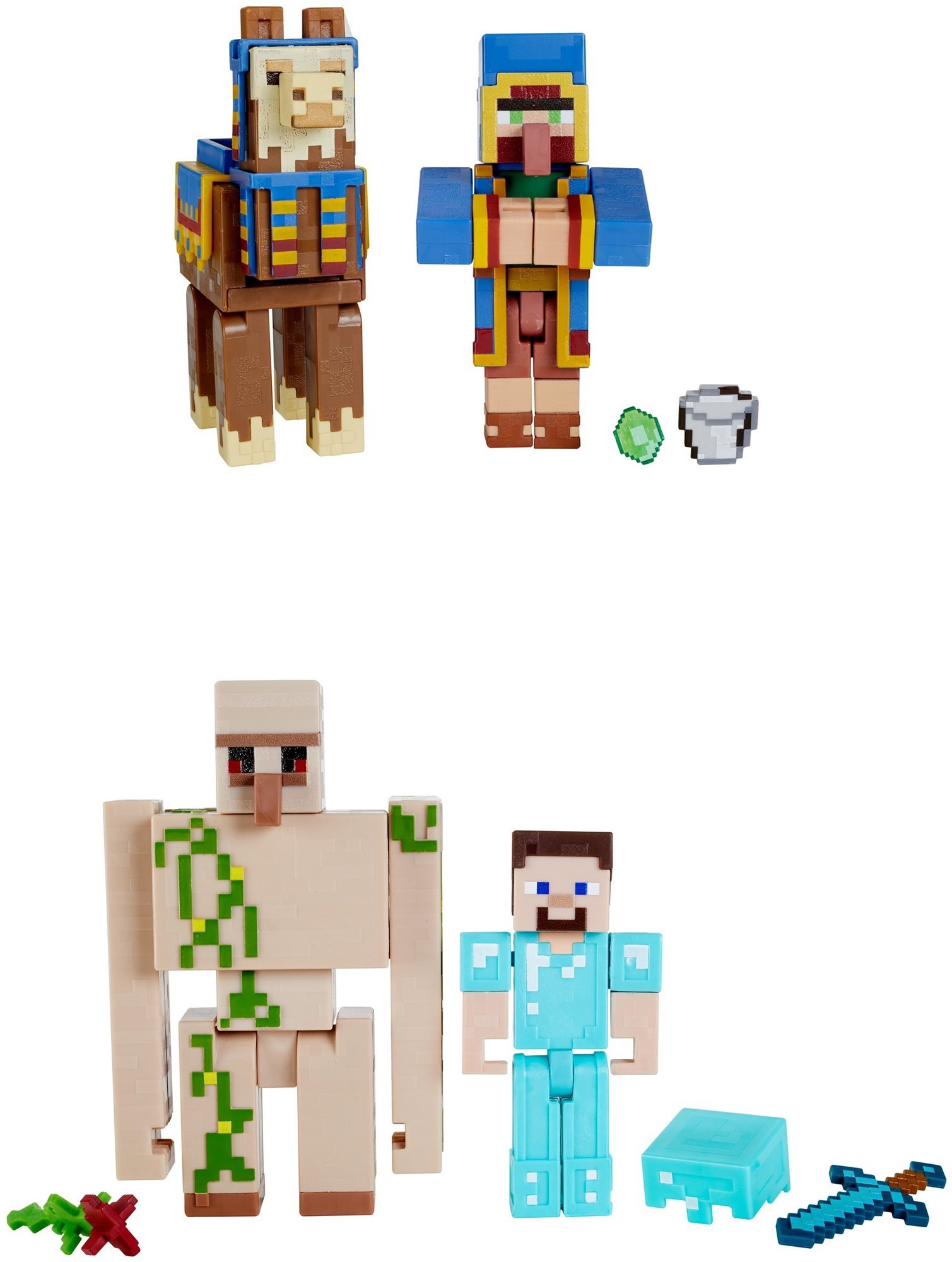 Figura Minecraft 8 cm-es figura (2 db)