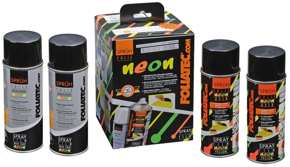 Fólia spray FOLIATEC - spray - neon sárga 2x 400 ml