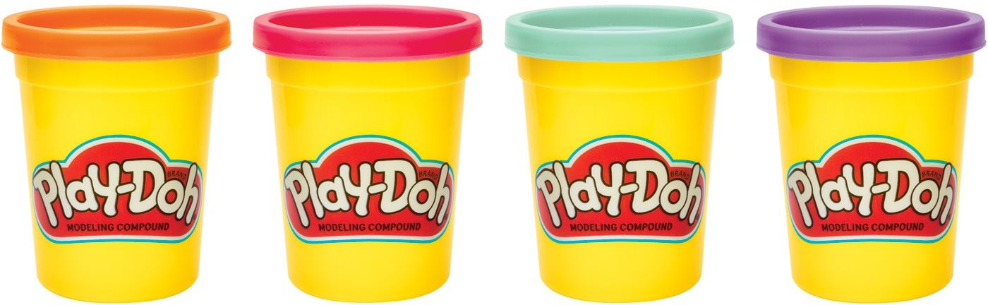 Gyurma Play-Doh gyurma 4 tégely Sweet