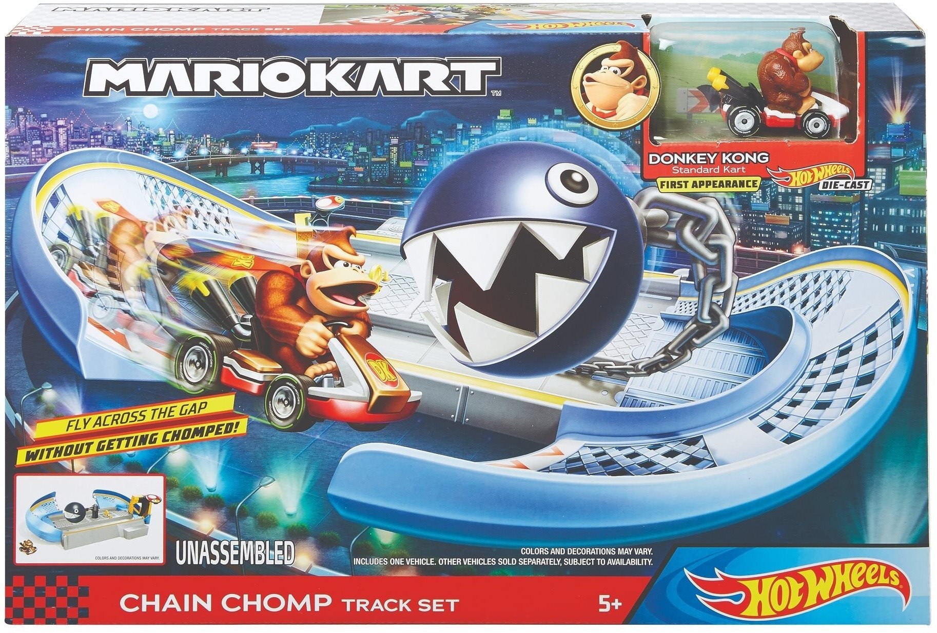 Játékszett Hot Wheels Mario Kart versenypálya - Harapós lánc