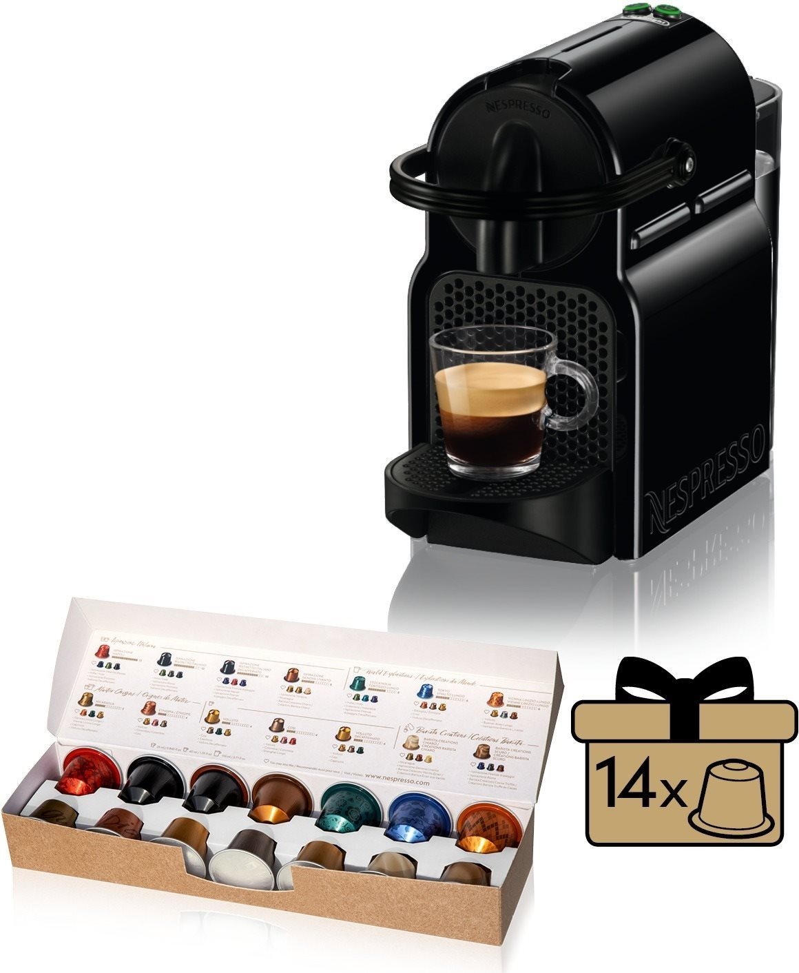 Kapszulás kávéfőző NESPRESSO De'Longhi Inissia EN 80.B