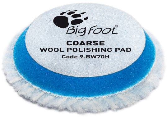 Lešticí kotouč RUPES Blue Wool Polishing Pad COARSE - sada 4 ks