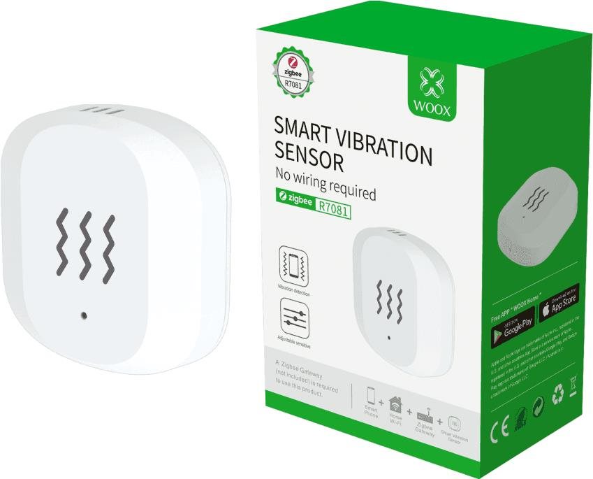 Rezgésérzékelő WOOX R7081 Smart Vibration Sensor