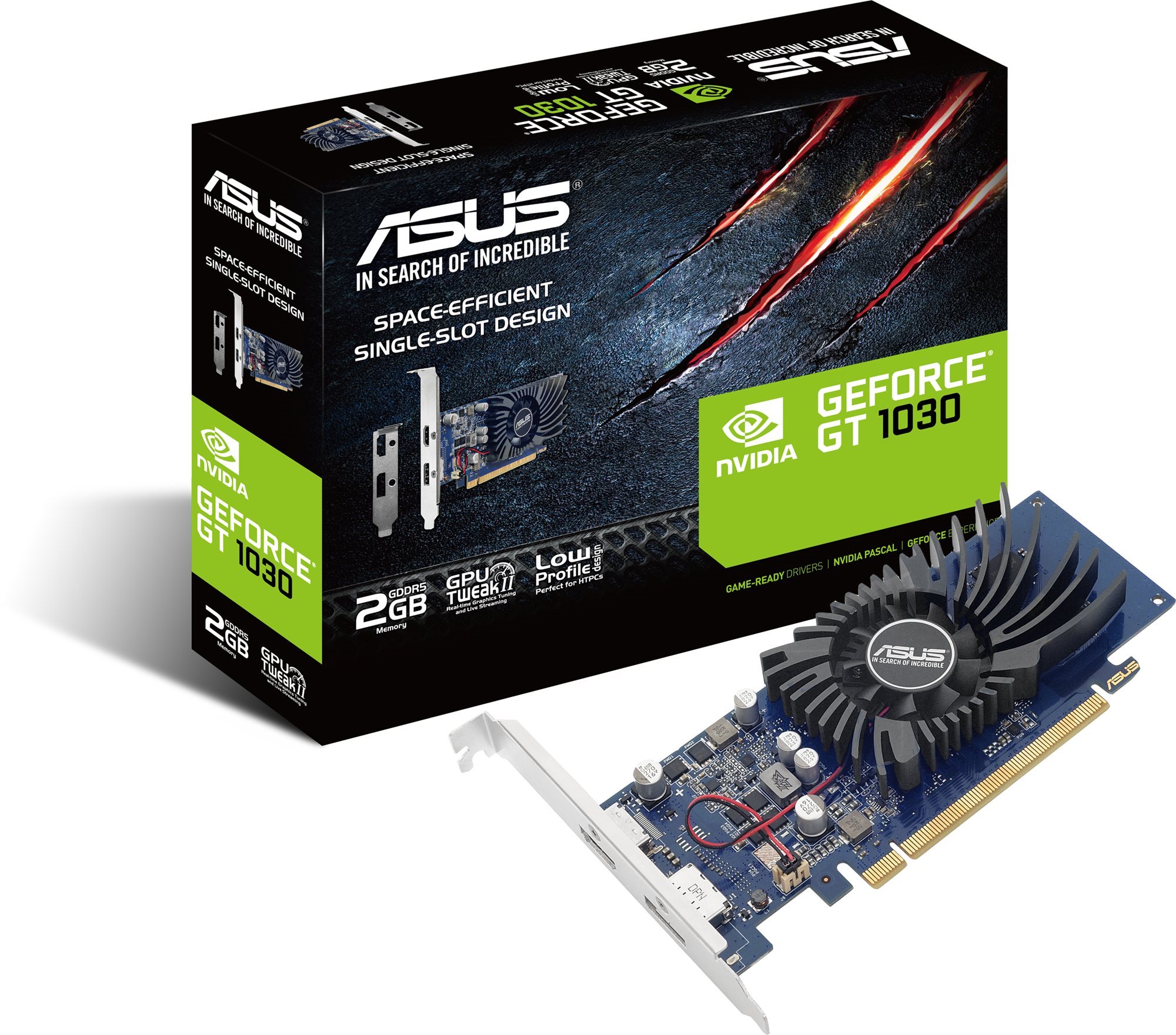 Videókártya ASUS GeForce GT1030-2G-BRK