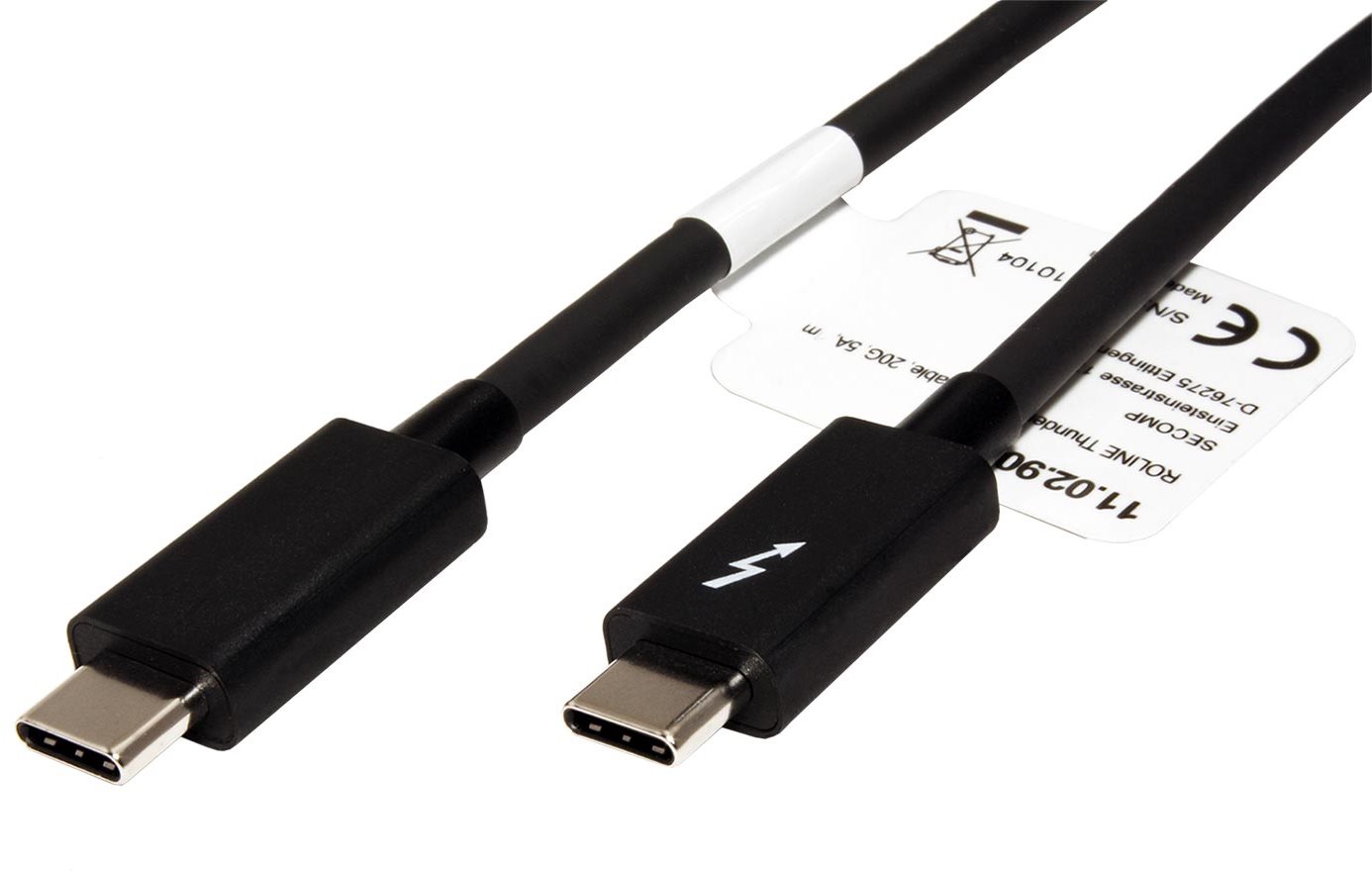 Adatkábel Roline Thunderbolt 3 kábel