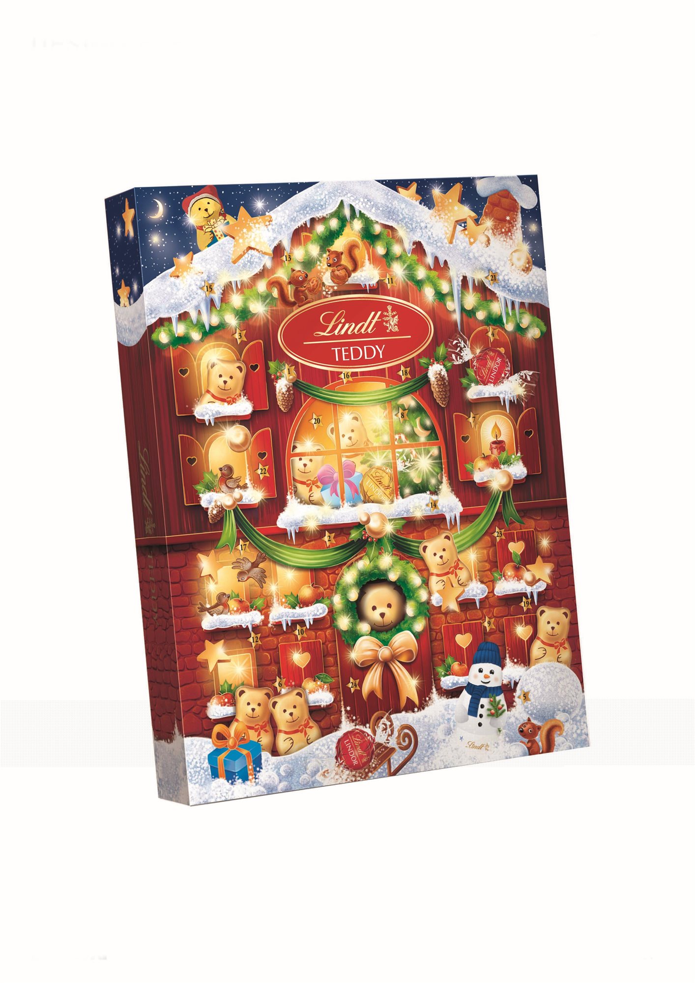 Adventi naptár LINDT Teddy naptár 170 g