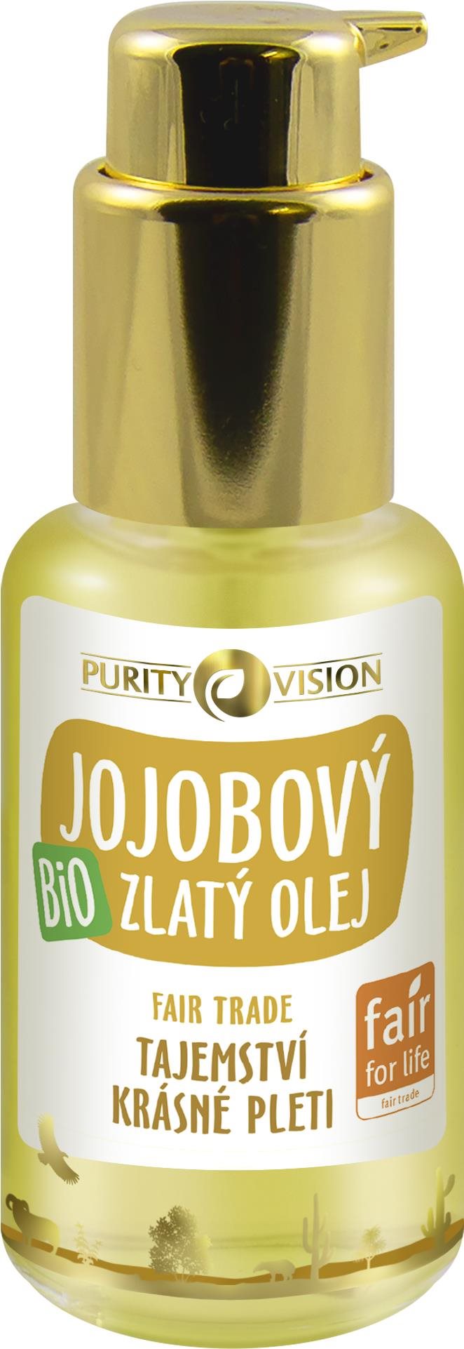 Arcápoló olaj PURITY VISION Bio Arany Jojobaolaj - Fair Trade 45 ml