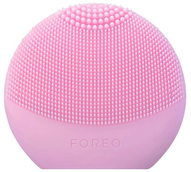 Arctisztító kefe FOREO LUNA fofo tisztító kefe bőrelemzővel - Pearl Pink