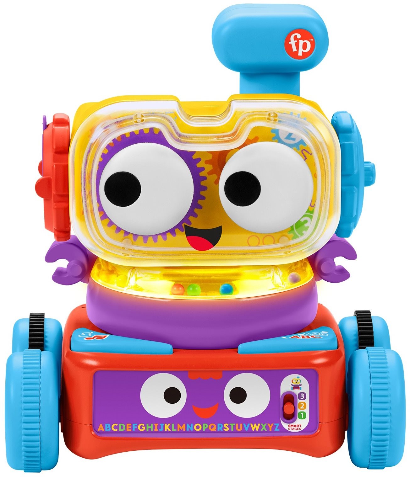 Babajáték Fisher-Price Beszélő robot 4 az 1-ben CZ/SK/ENG/HU/PL